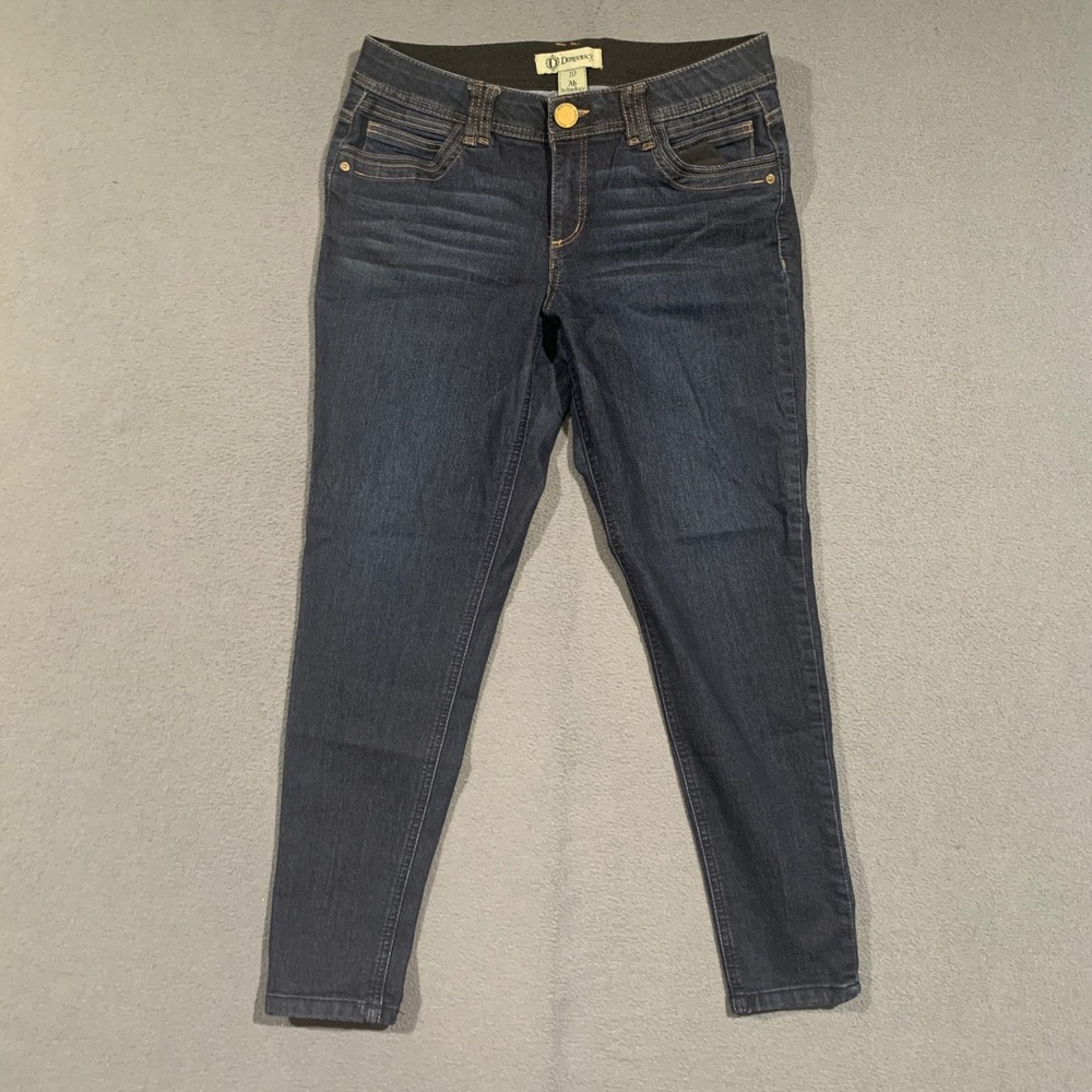 Democracy Ab Technology Skinny Jeans Womens 10 Dark Wash Blue Denim B1640XXBX